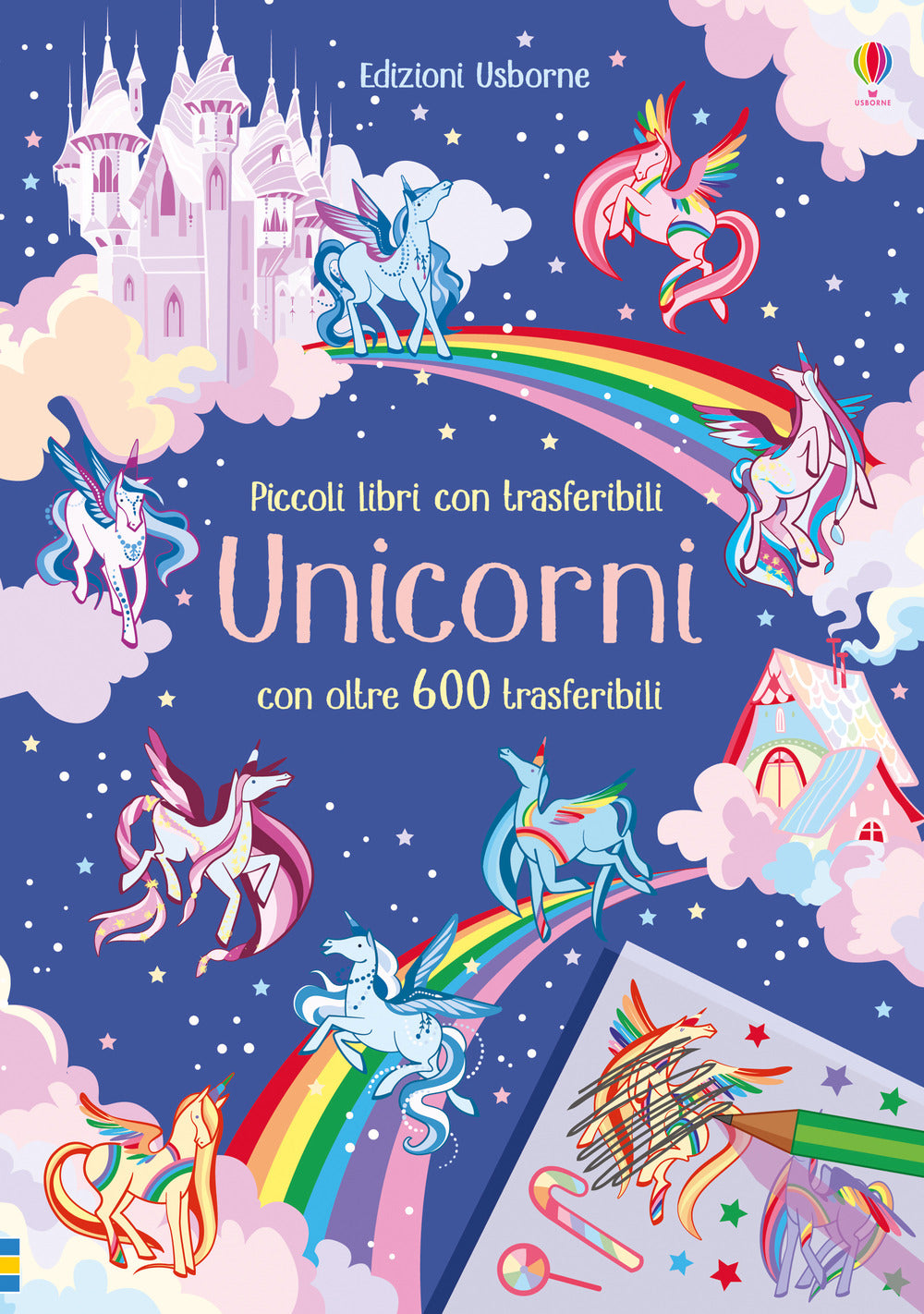 Unicorni. Piccoli libri con adesivi. Ediz. a colori.