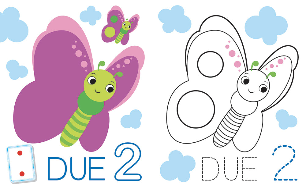 Attaca colora impara i numeri