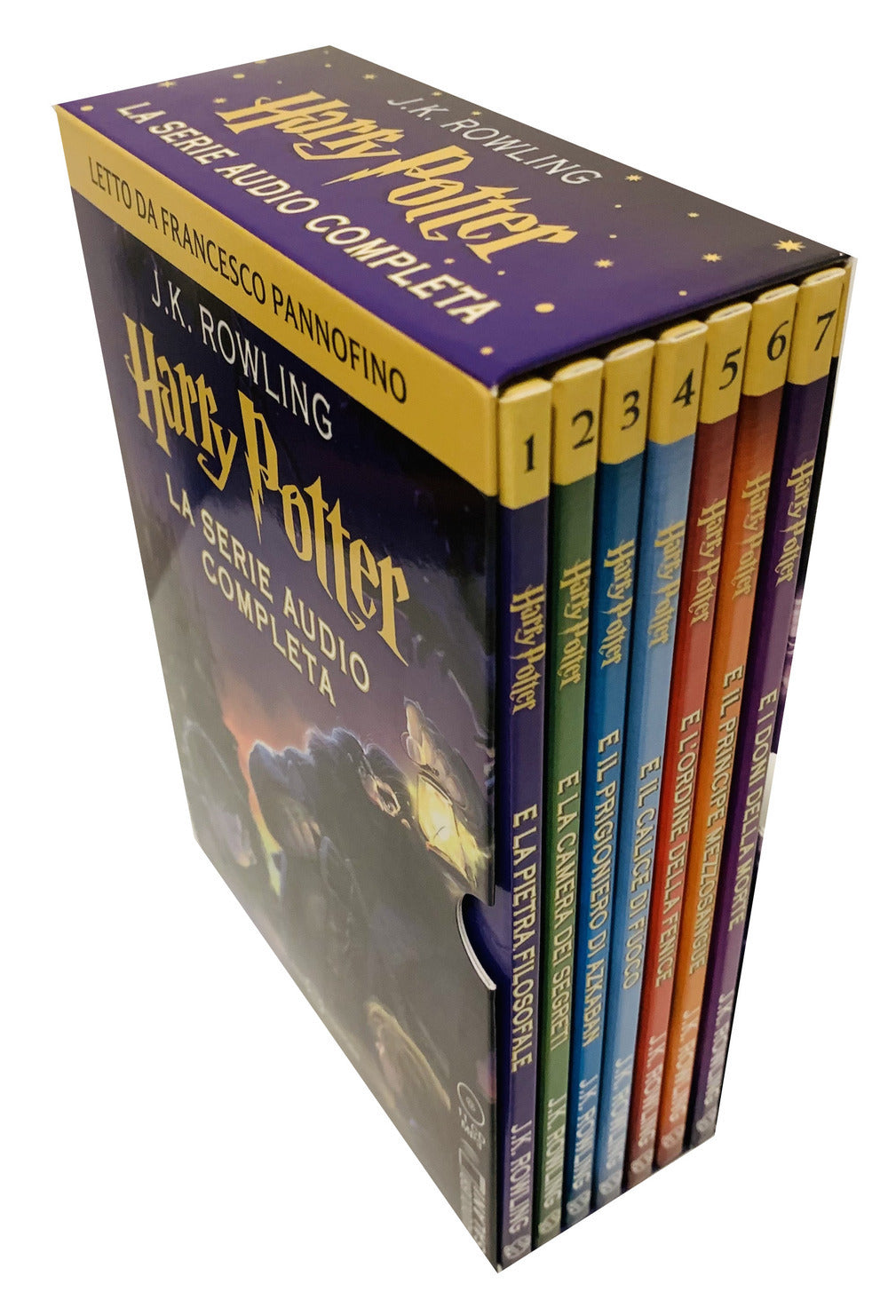 Harry Potter. La serie audio completa letta da Francesco Pannofino letto da  Francesco Pannofino. Audiolibro. 11 CD Audio formato MP3.: libro di J.  Rowling
