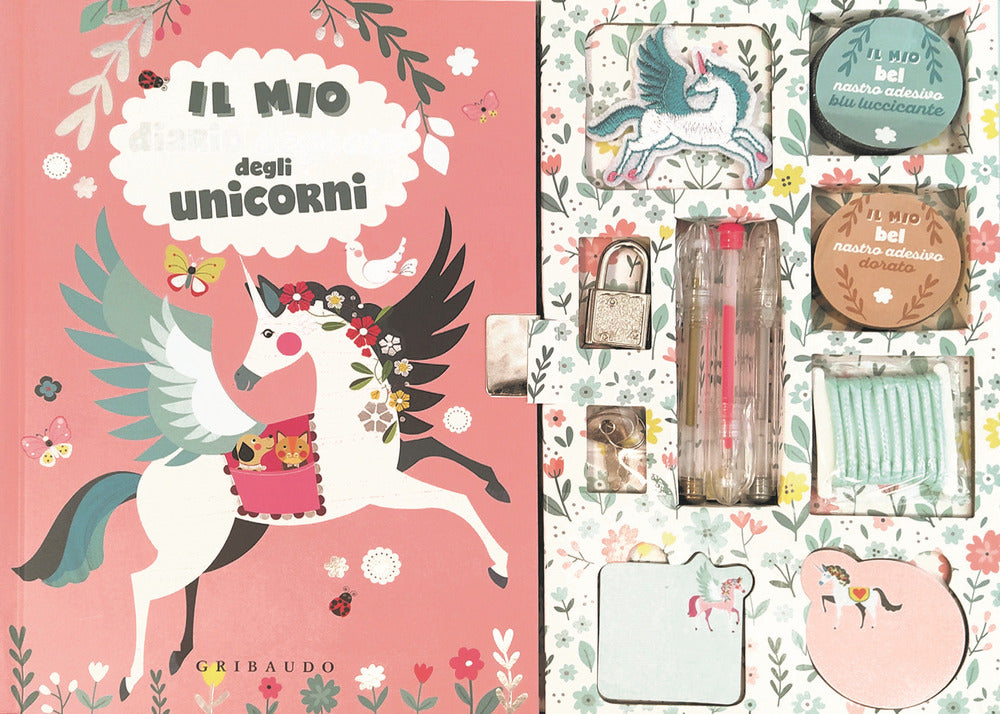 Il mio diario segreto degli unicorni. Ediz. a colori. Con gadget.