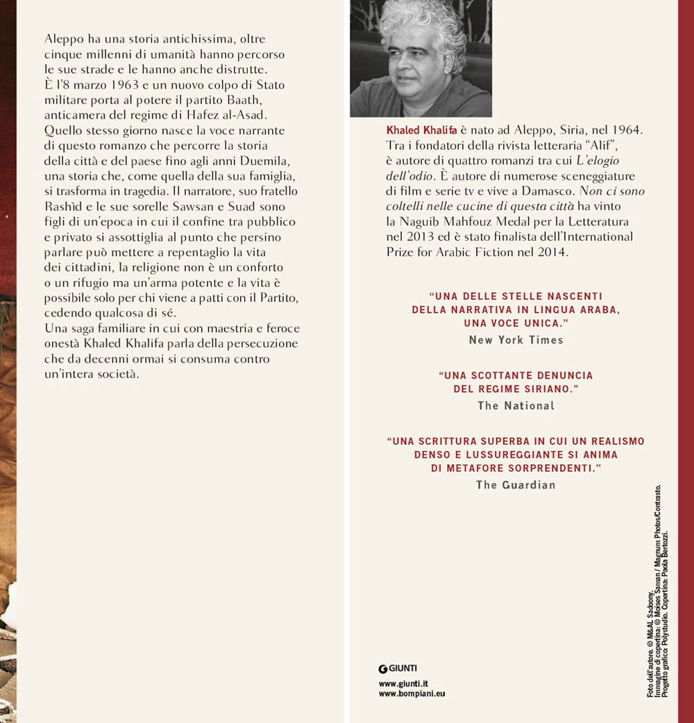 Non ci sono coltelli nelle cucine di questa città