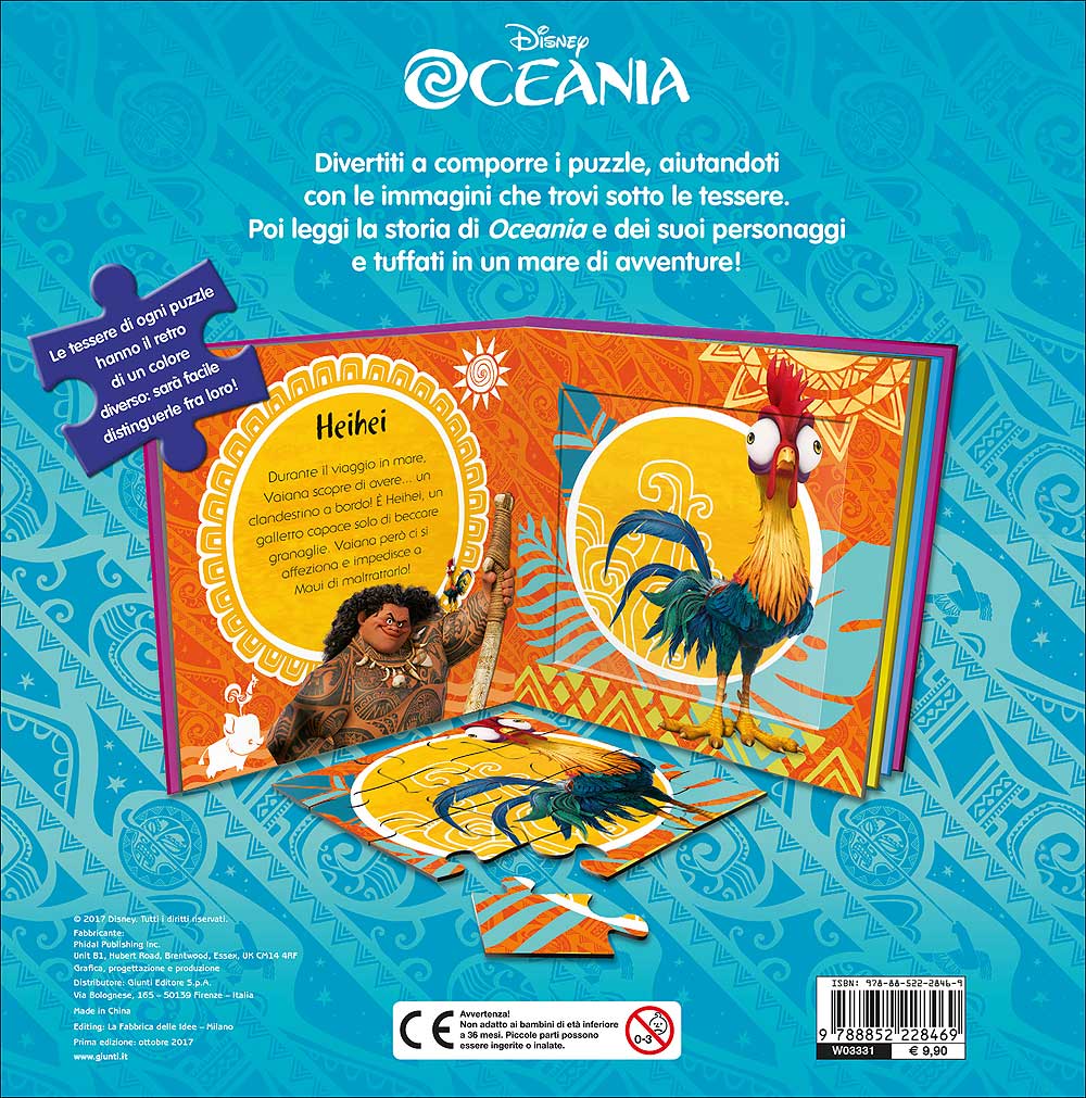 Libri Puzzle - Oceania. Con 4 grandi puzzle!
