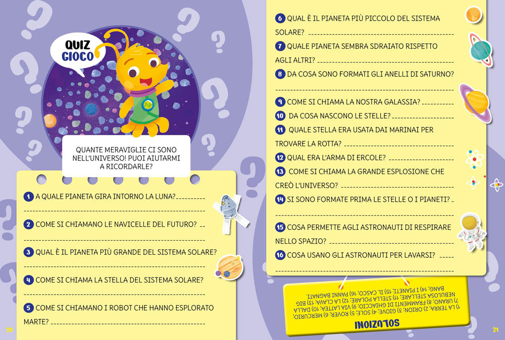 Scopro stickers. Viaggio nello spazio Il mondo della mitologia Esplora il corpo umano Giro intorno al Mondo