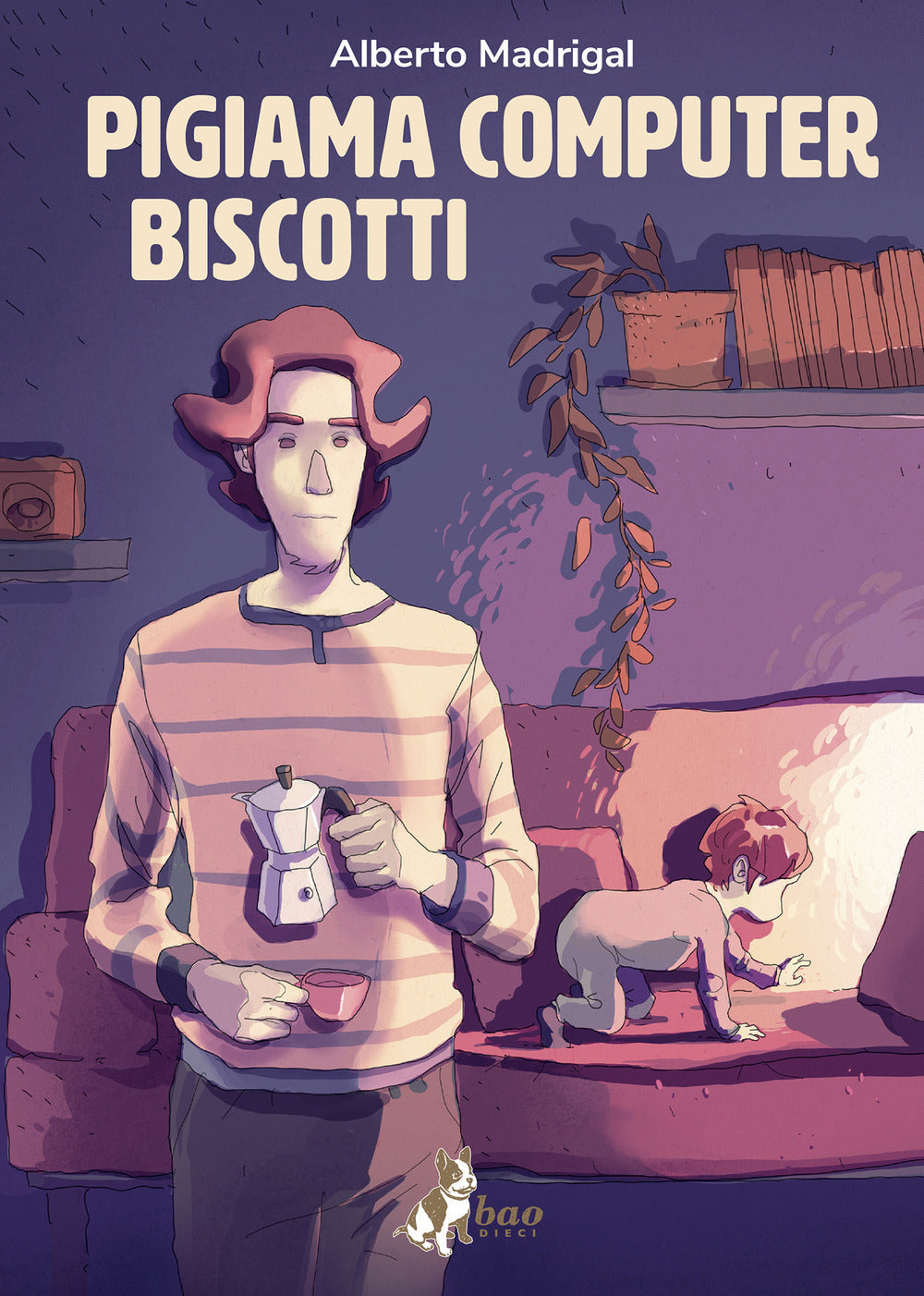 Pigiama computer biscotti.