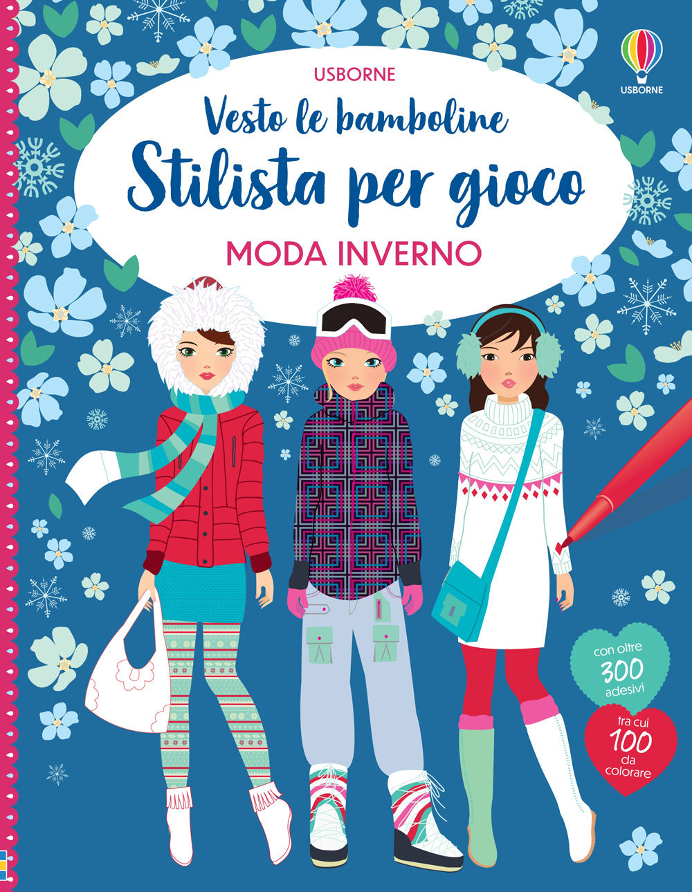 Moda inverno. Vesto le bamboline. Stilista per gioco.