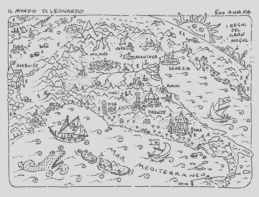 Leonardo e la penna che disegna il futuro