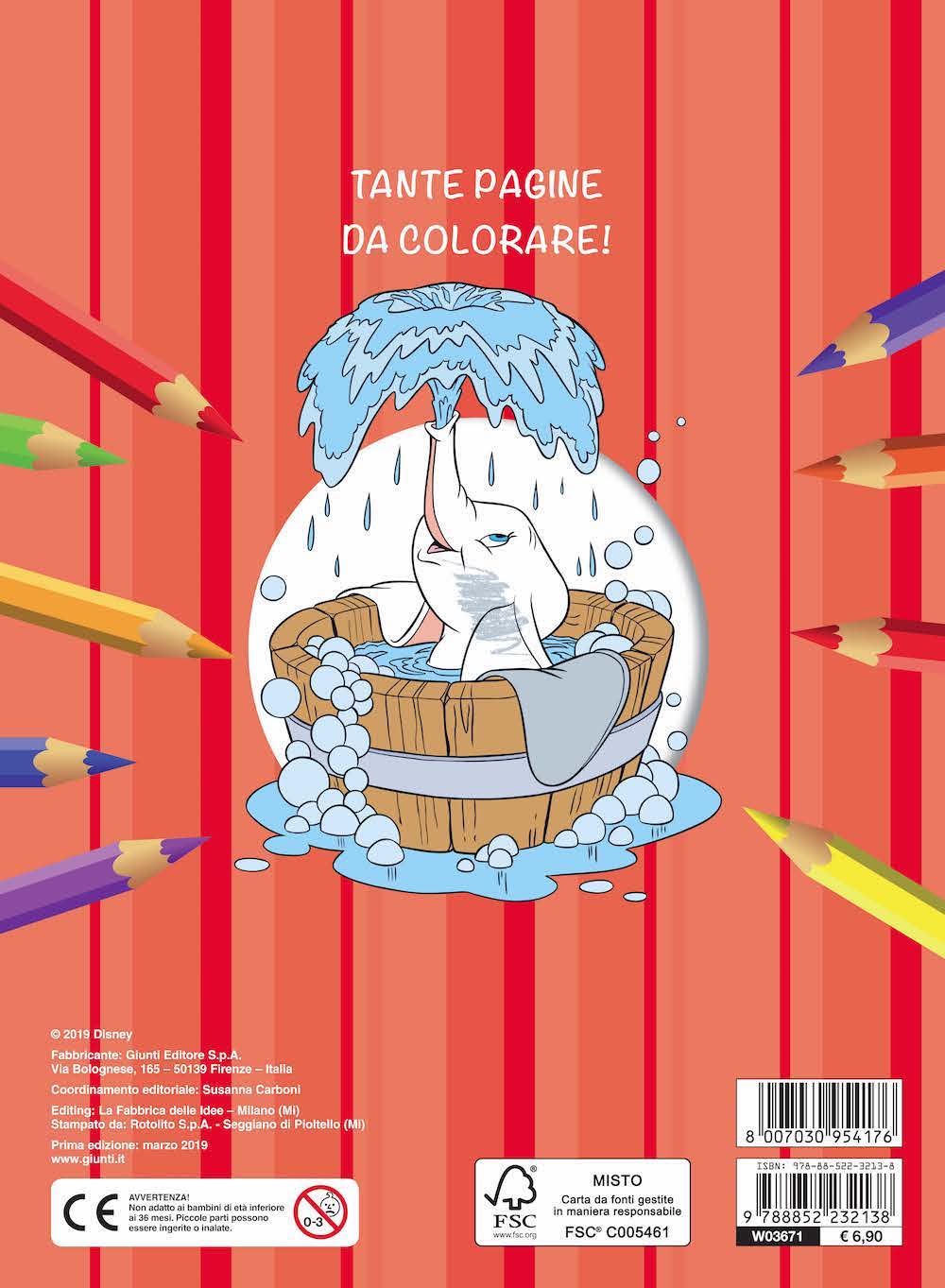 Maxi Supercolor - Colora gli animali. Dumbo, Il re leone, Il libro della giungla