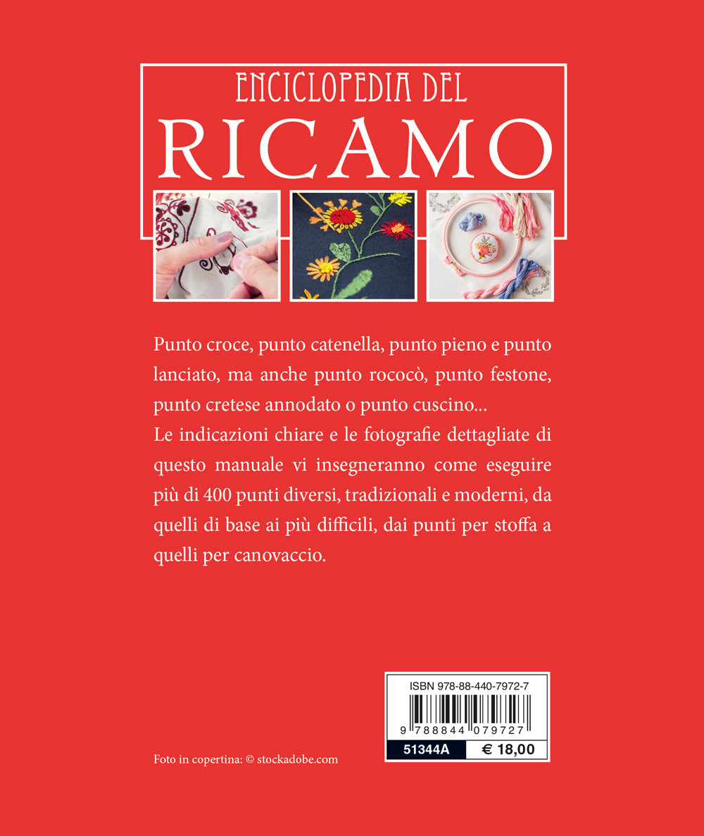 Enciclopedia del ricamo. Oltre 400 punti moderni e tradizionali