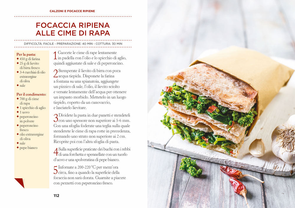 Pizze focacce e calzoni