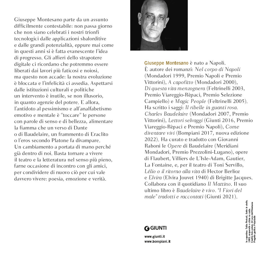 Tre modi per non morire. Baudelaire. Dante. I greci