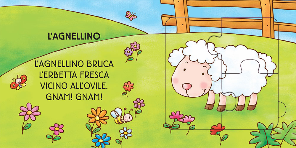 Cuccioli . 5 puzzle facili facili