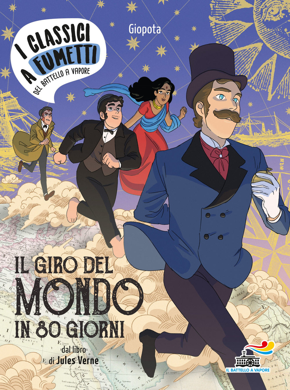 Il giro del mondo in 80 giorni di Jules Verne.