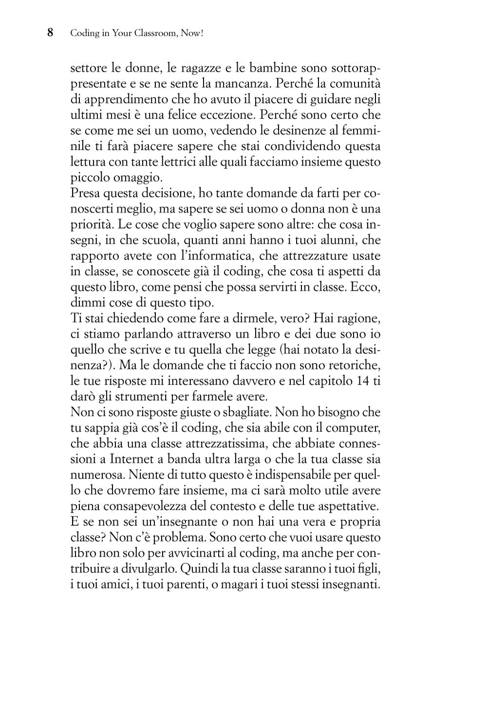 Coding in Your Classroom, Now!. Il pensiero computazionale è per tutti, come la scuola