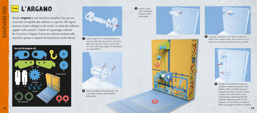 Scopri la robotica. Contiene i modelli da assemblare e un libro di 64 pagine