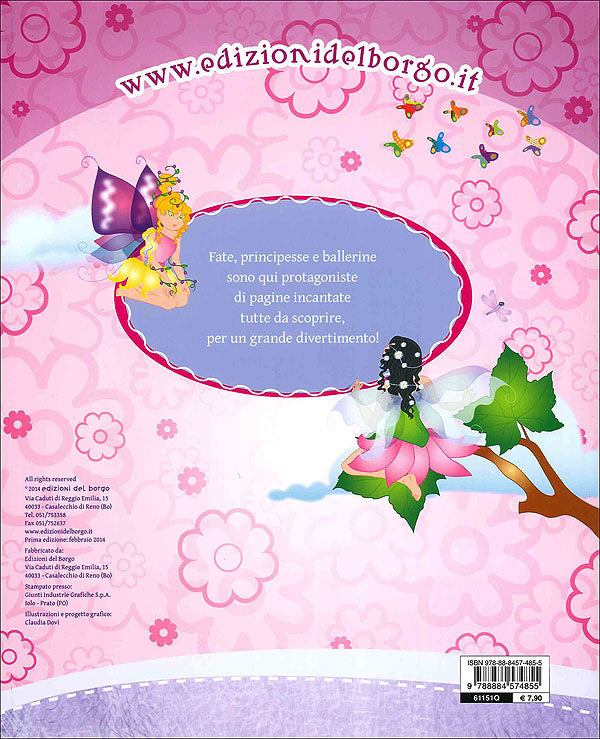 Fare e giocare con fate, principesse e ballerine. Con tanti stickers