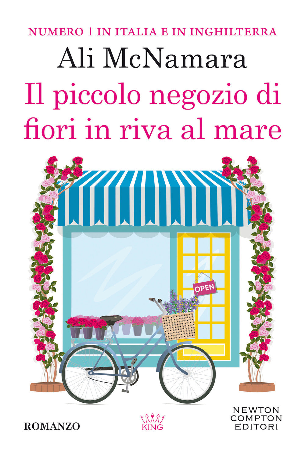 Il piccolo negozio di fiori in riva al mare