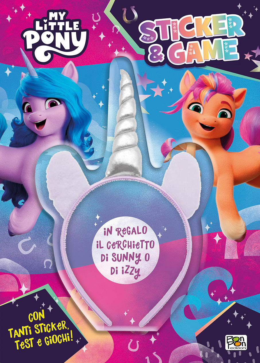 My Little Pony. Sticker & Game. Con gadget