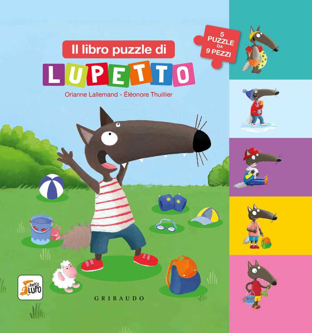 Il libro puzzle di Lupetto. Amico lupo. Ediz. a colori.