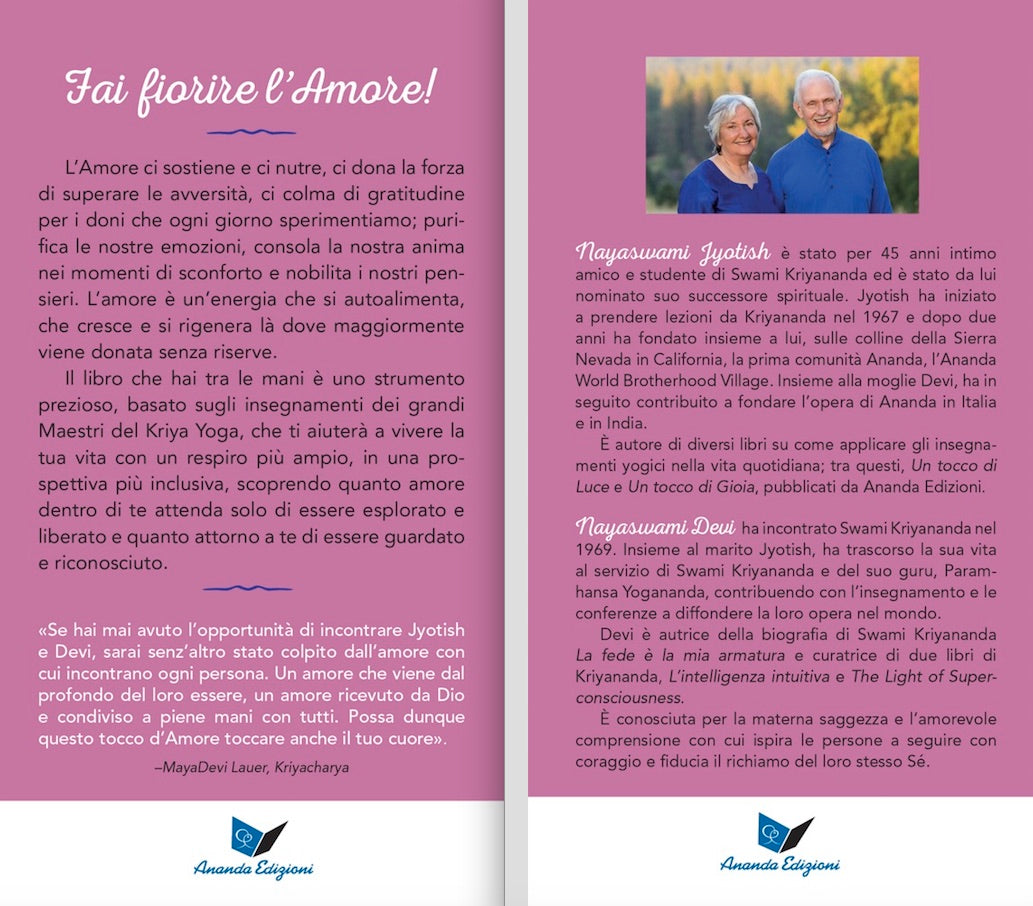 Un Tocco d'Amore. Vivere gli insegnamenti di Paramhansa Yogananda