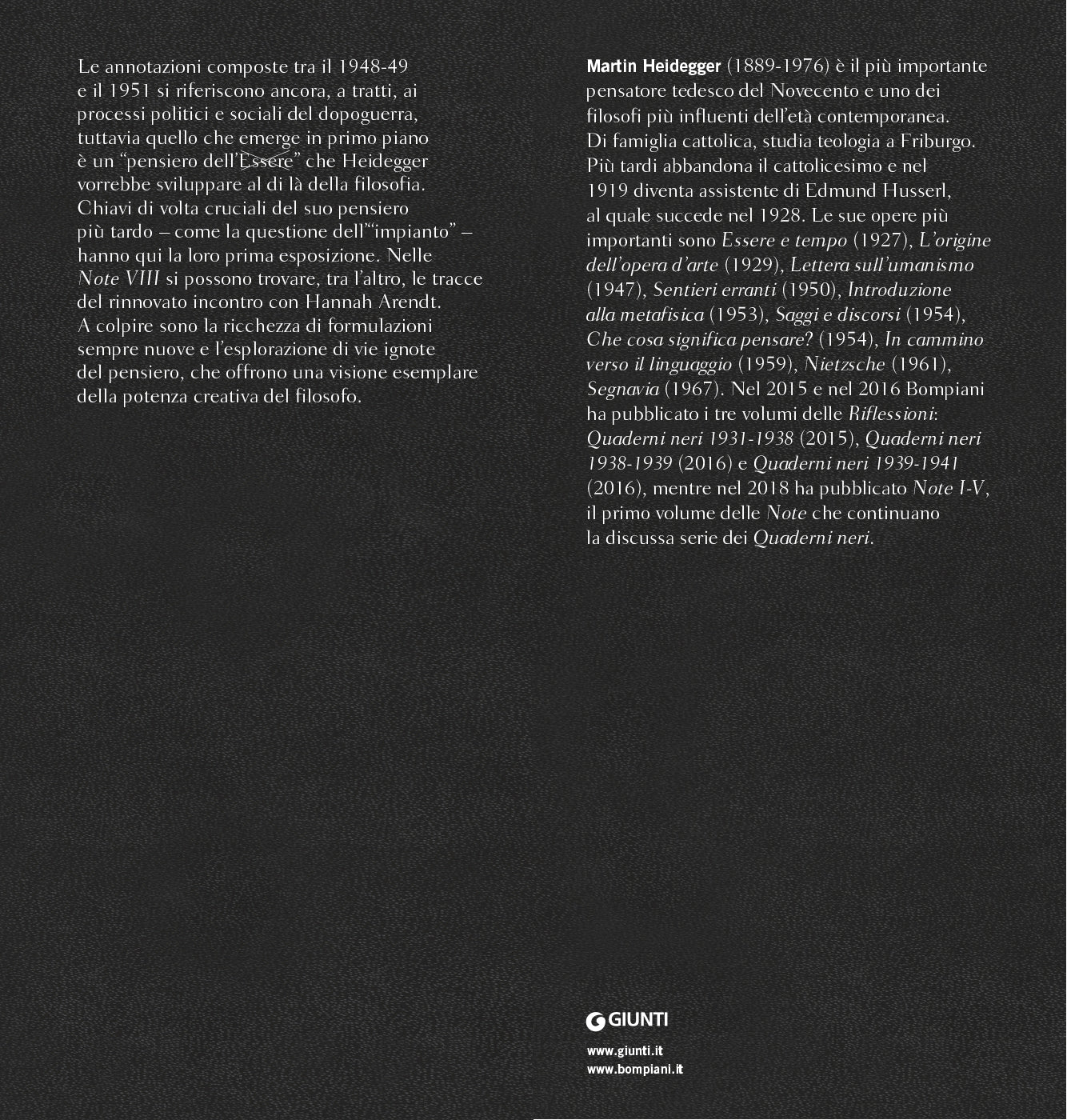 Note VI - IX . (Quaderni neri 1948/49 - 1951)