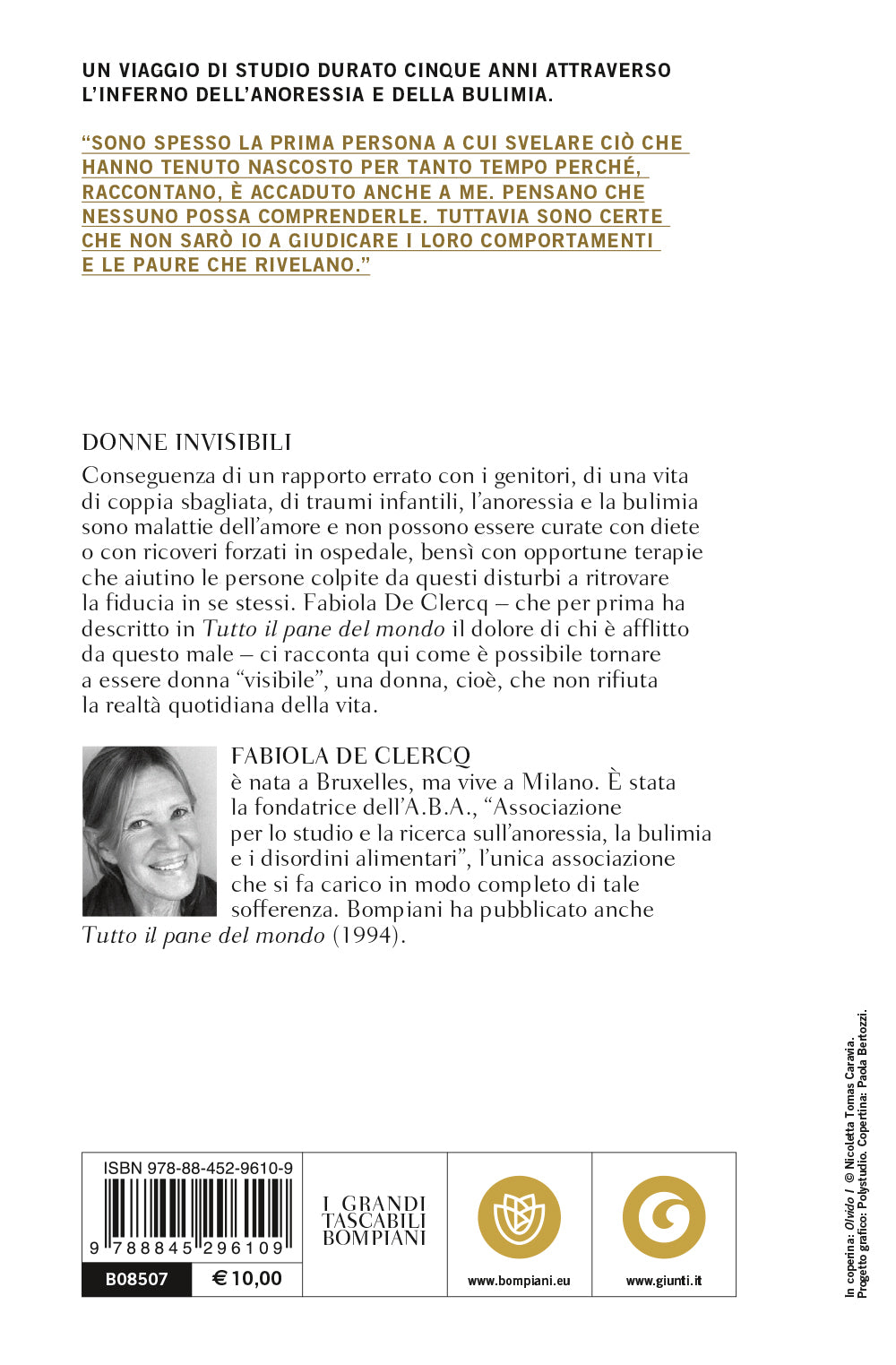 Donne invisibili. L'anoressia, il dolore, la vita