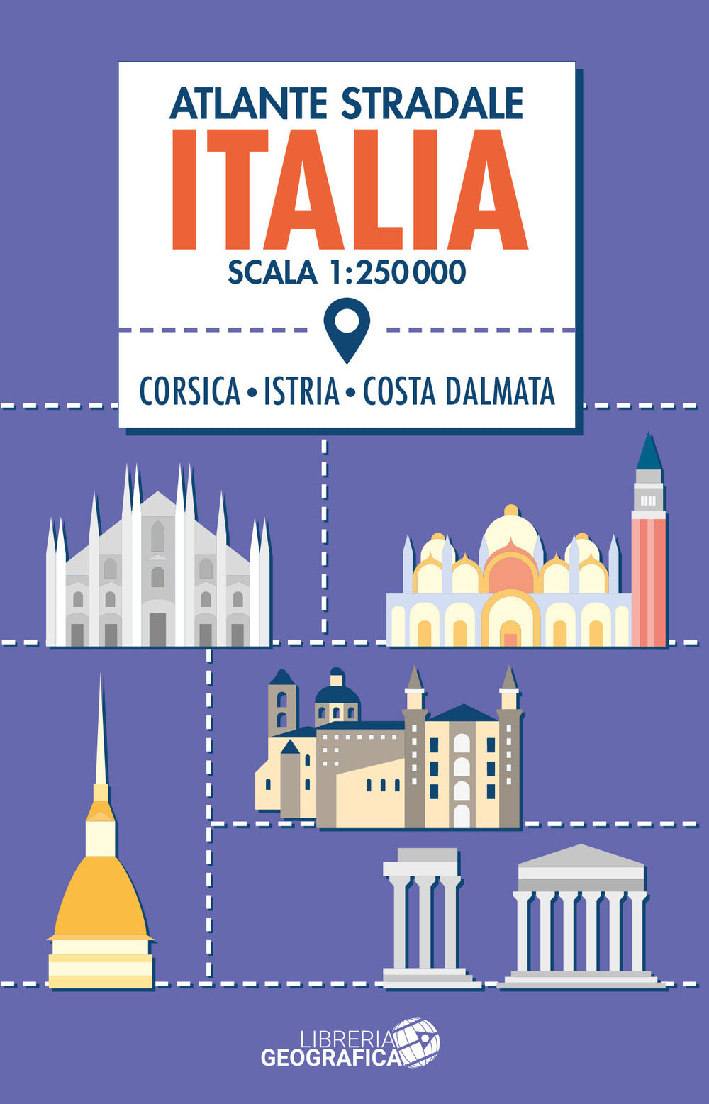 Atlante stradale Italia 1:250.000. Con Corsica, Istria e Costa dalmata.