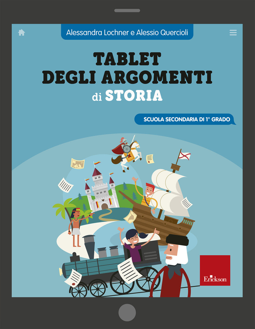 Tablet degli argomenti di storia. Scuola secondaria di 1° grado.