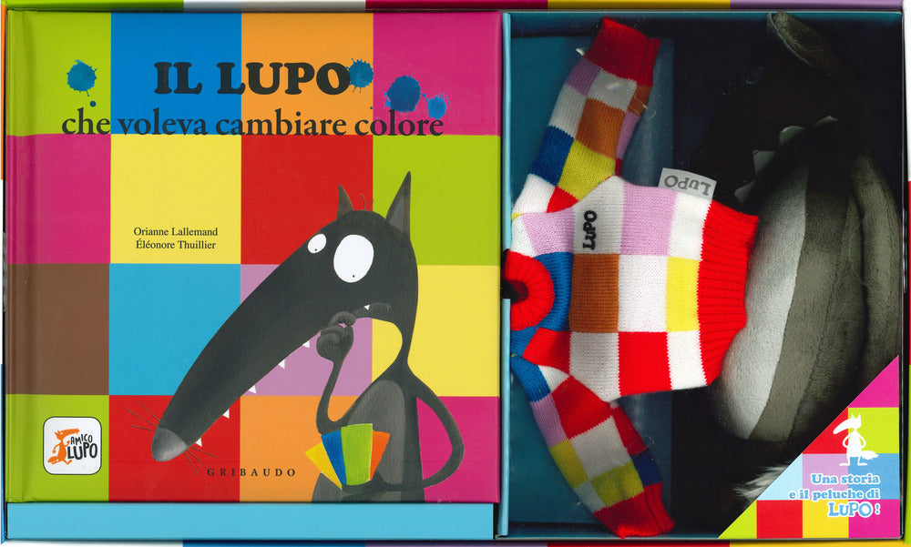 La scatola del lupo che voleva cambiare colore. Amico lupo. Ediz. a colori. Con gadget.