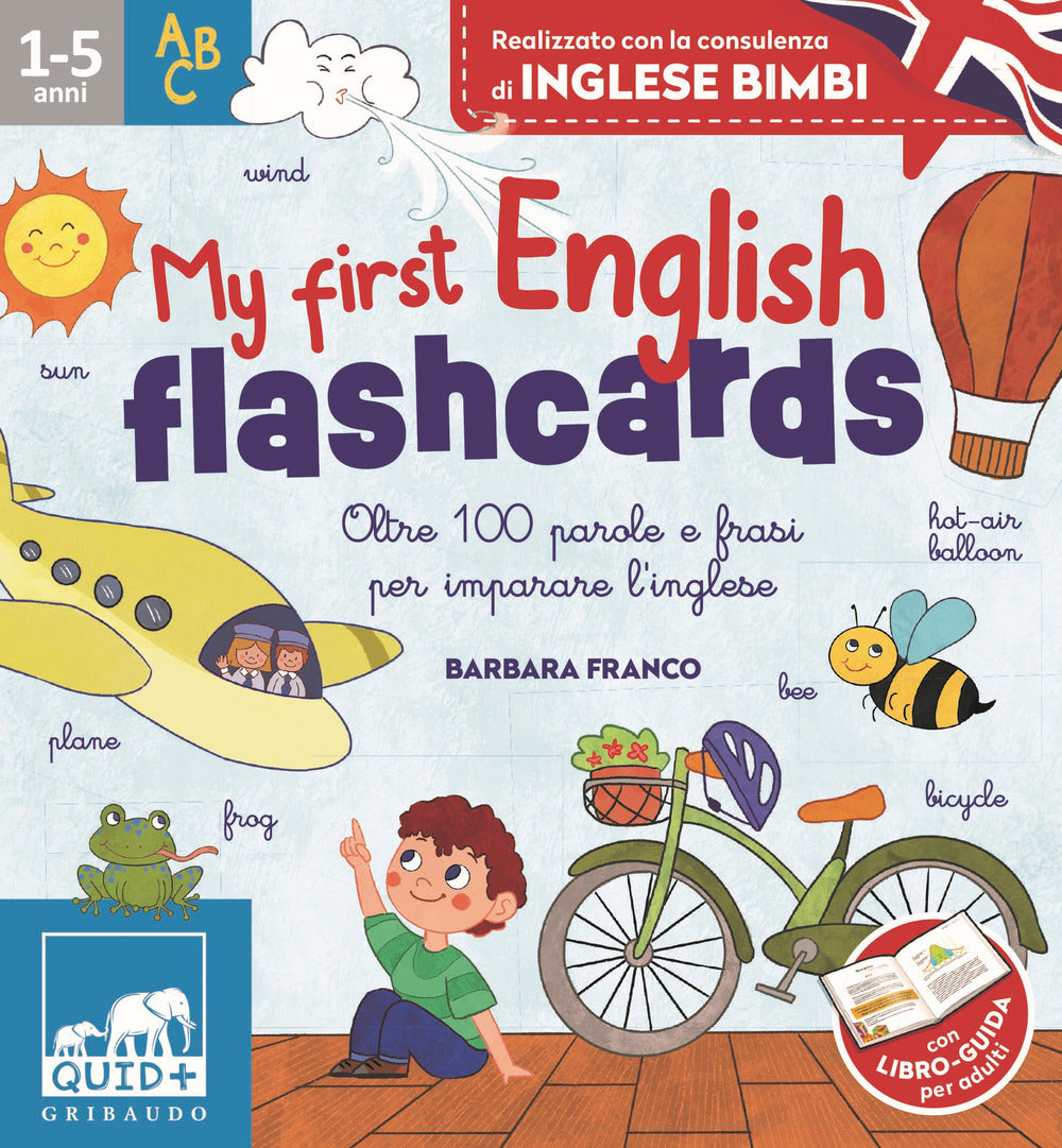 My first english flashcards. Oltre 100 parole e frasi per imparare l'inglese.  Ediz. a colori. Con 48 Carte