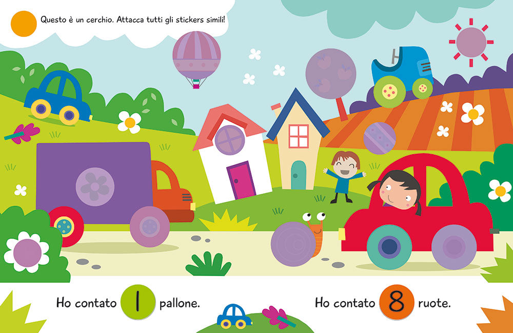 Grandi Stickers - Forme. Con 150 stickers