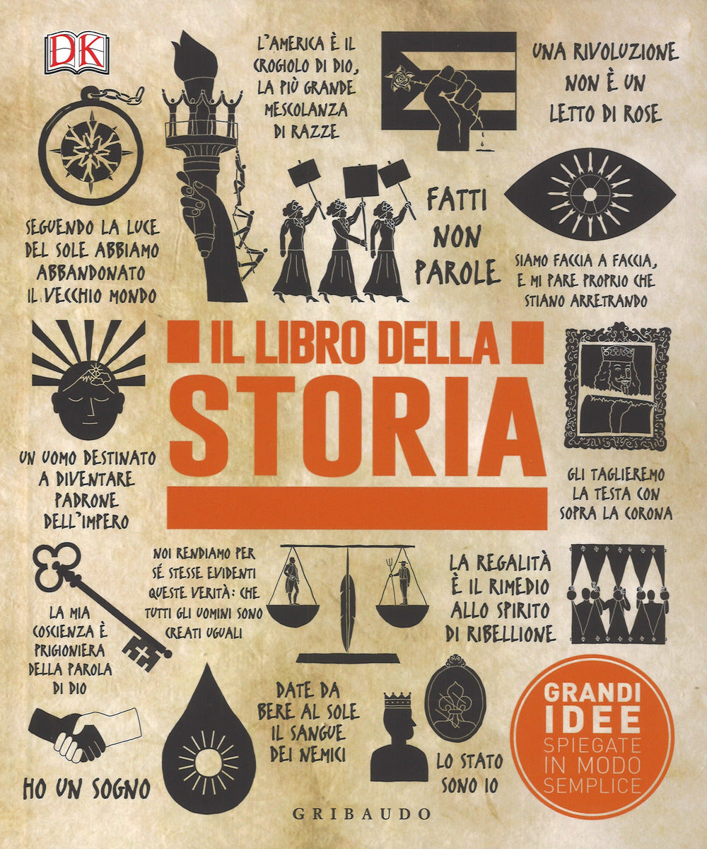 Il libro della storia. Grandi idee spiegate in modo semplice.