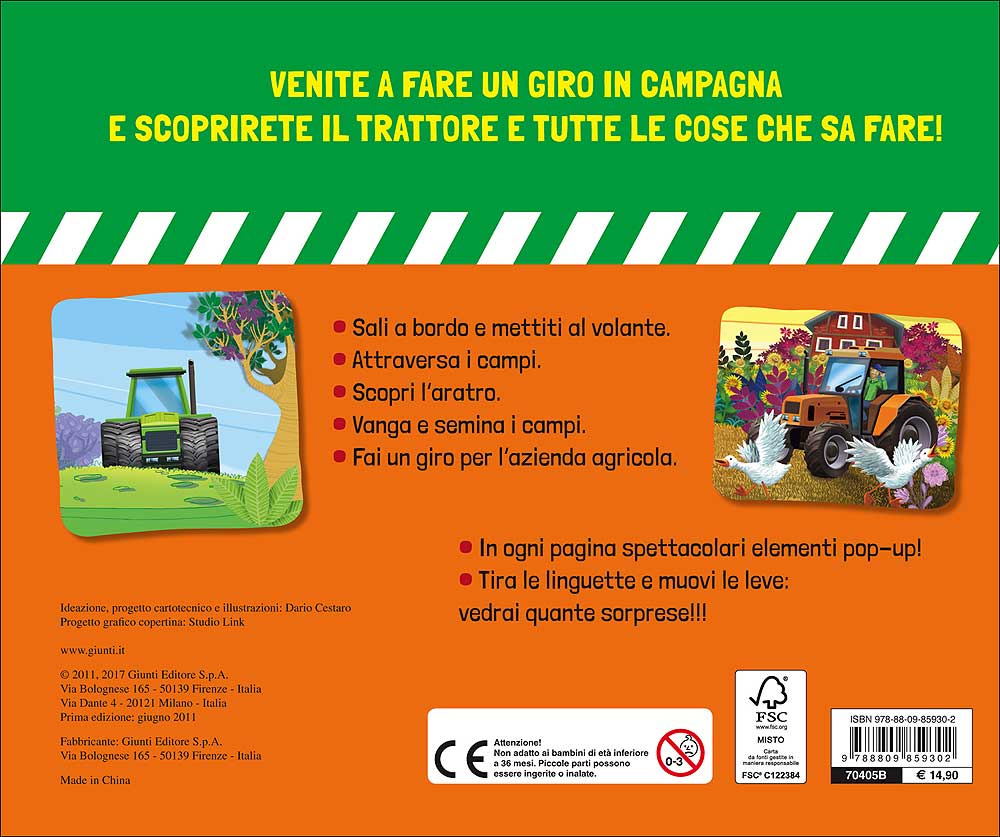 Il Trattore. Un libro pop-up