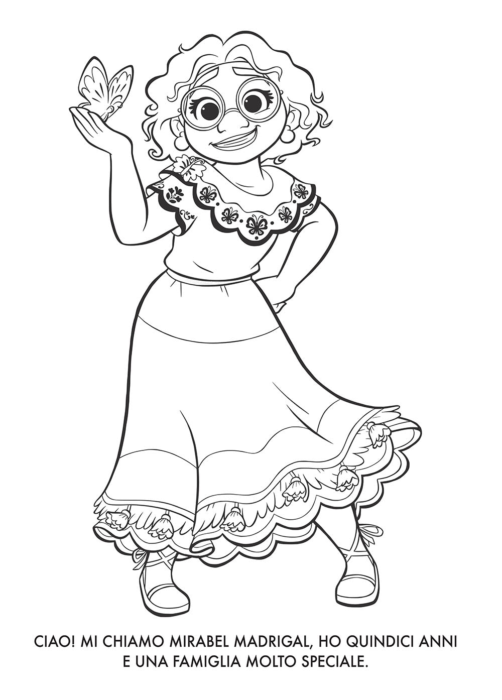 Disney Encanto Primo album da colorare. Una famiglia magica