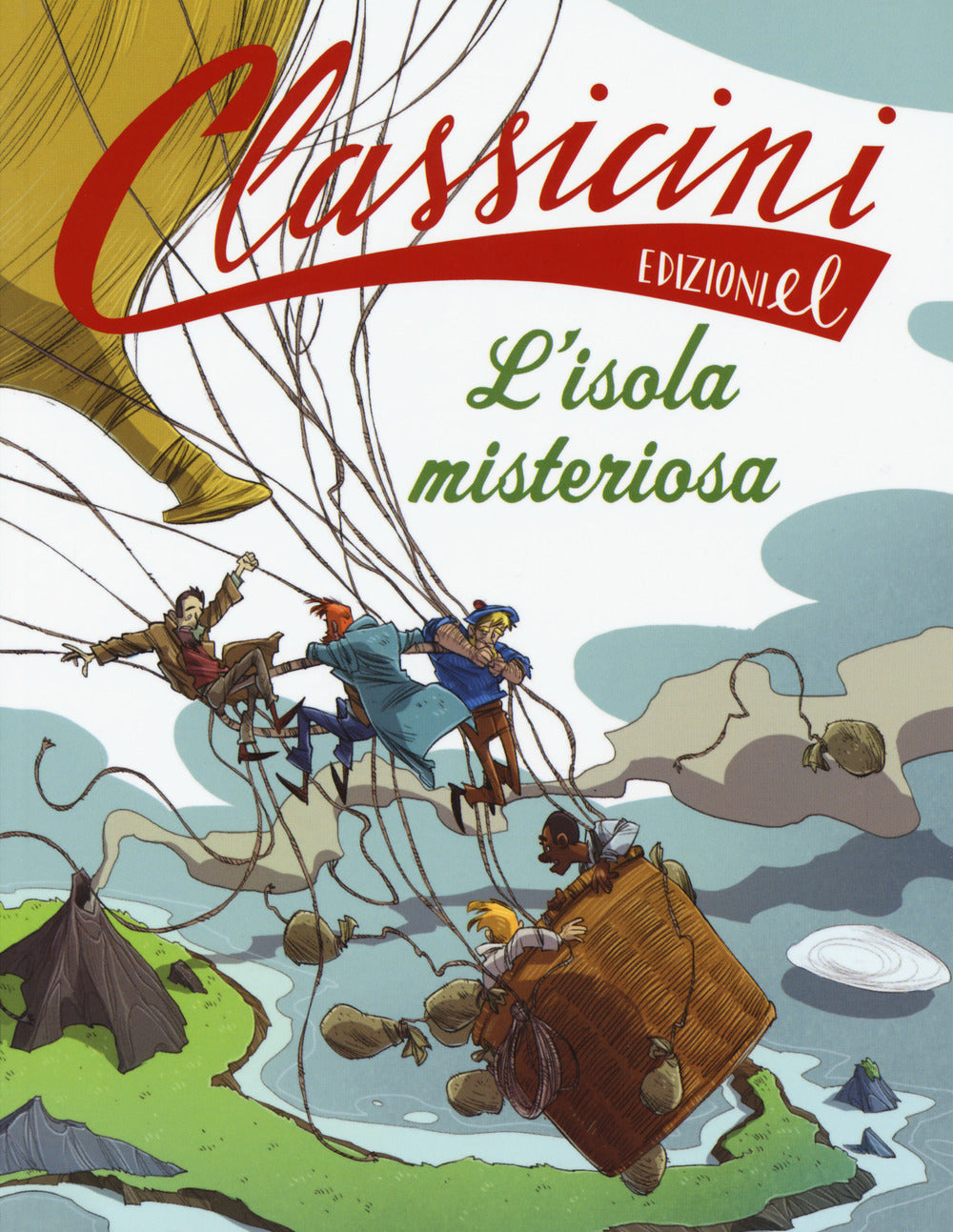 L'isola misteriosa da Jules Verne. Classicini. Ediz. a colori.