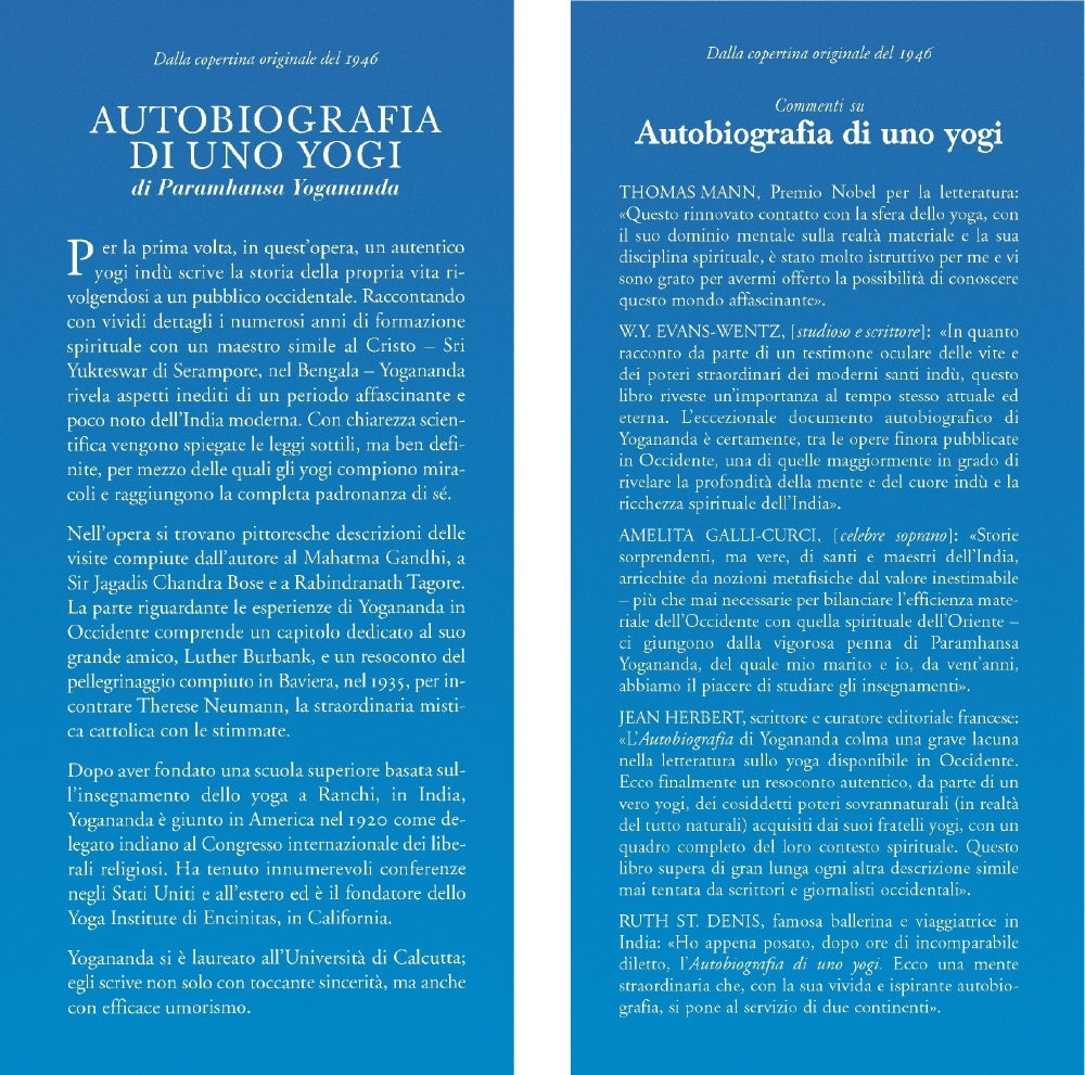 Autobiografia di uno Yogi. Edizione originale del 1946 - Con audiolibro e ritratto