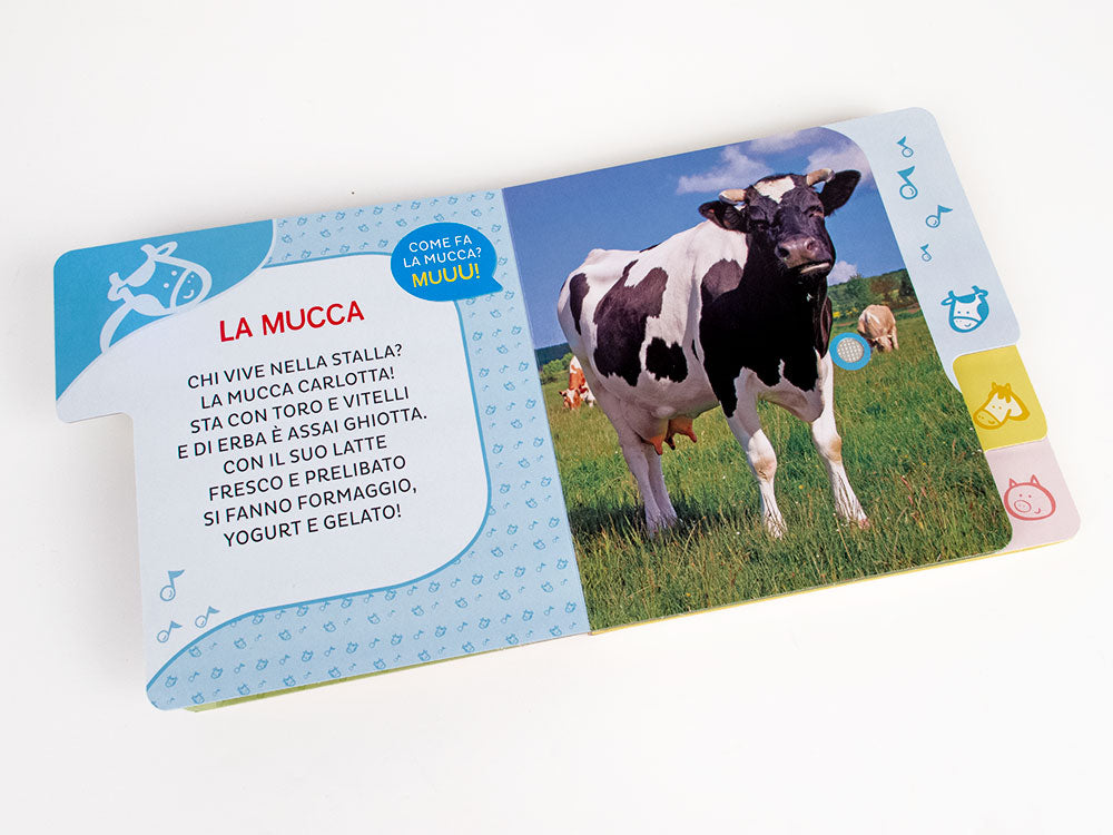 Animali della fattoria. Primi suoni. 6 versi da ascoltare!