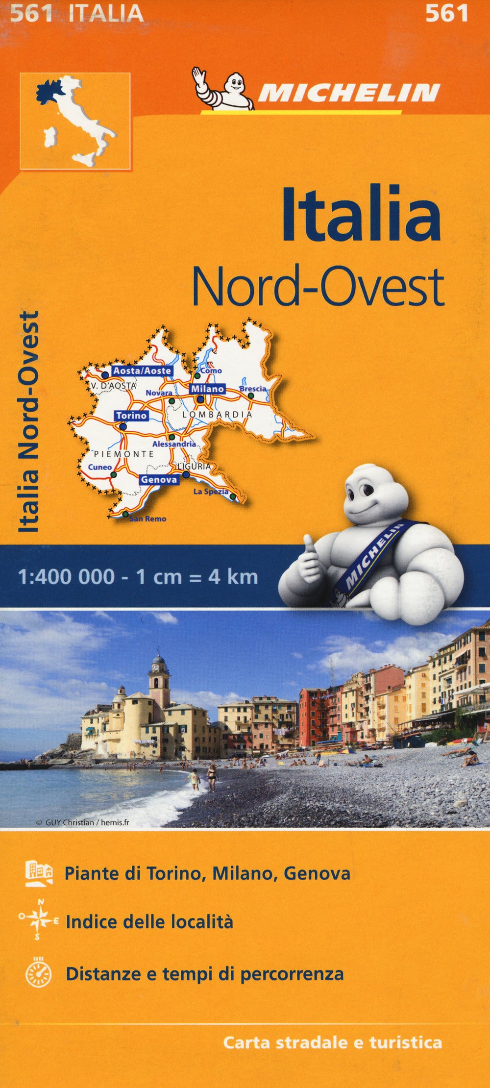Italia Nord-Ovest 1:400.000