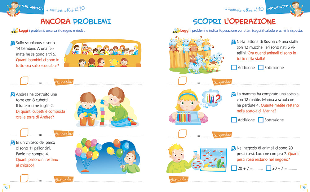 Imparo la matematica in prima. con un ripasso delle discipline