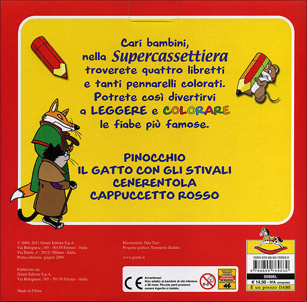 La supercassettiera delle Fiabe. da leggere e colorare