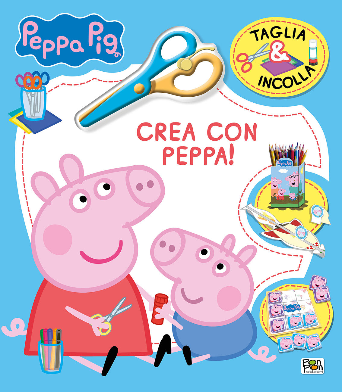 Peppa Pig. Taglia & Incolla. Crea con Peppa: libro di Lisa Capiotto