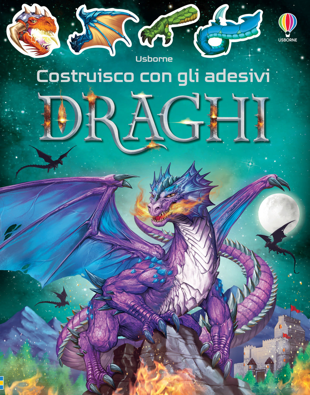 Costruisco con gli Adesivi - Dinosauri - Libro