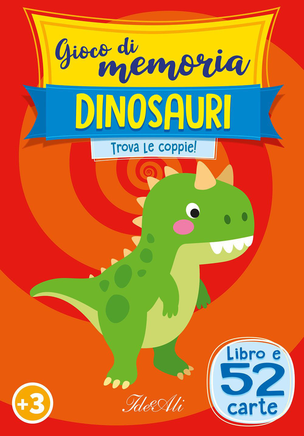 Dinosauri. Gioco di memoria. Trova le coppie! Ediz. a colori. Con 52 carte di memoria