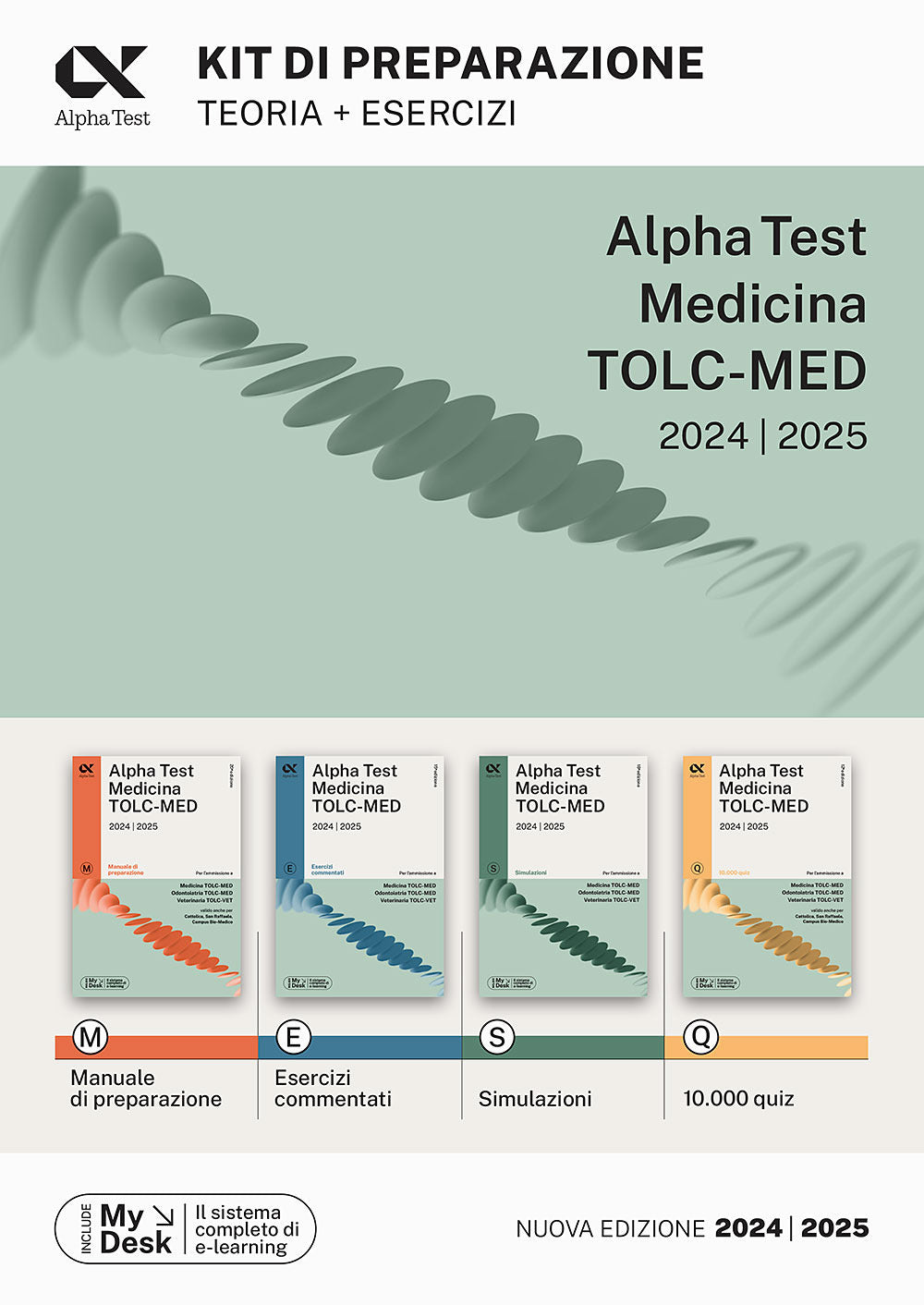 Alpha Test. Medicina. TOLC-MED. Kit di preparazione. Teoria esercizi. Con MyDesk