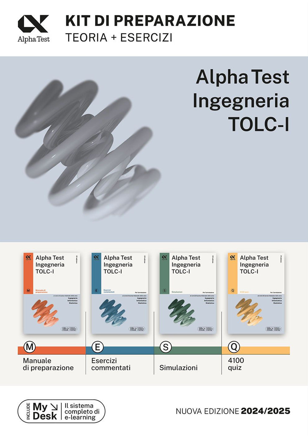 Alpha Test. Ingegneria. TOLC-I. Kit di preparazione. Per l'ammissione a Ingegneria, Informatica e Statistica