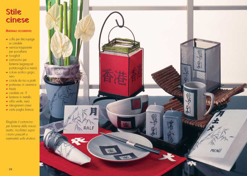 Decoupage con il tovagliolo per tutte le stagioni