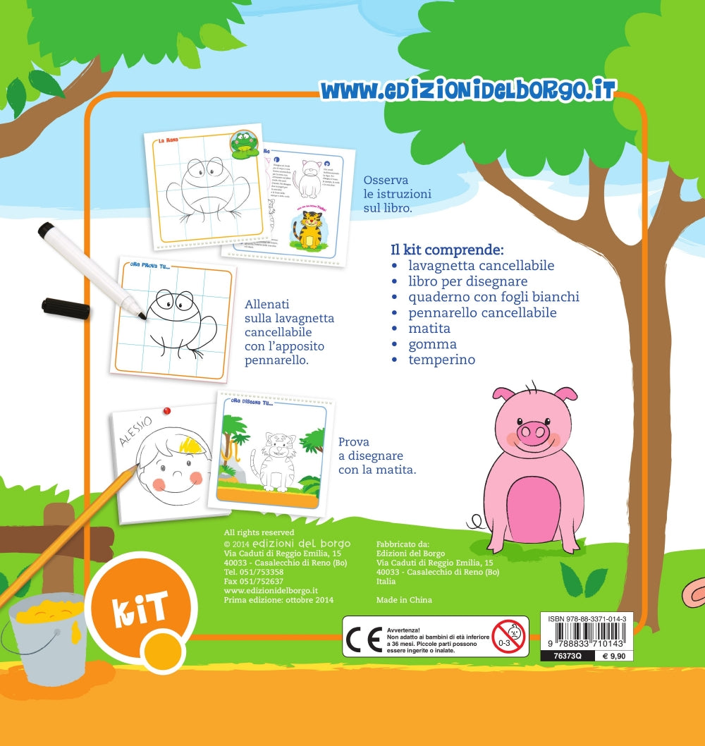 Kit. Corso di disegno pratico. Con tutto ciò che serve ai bambini per imparare a disegnare!