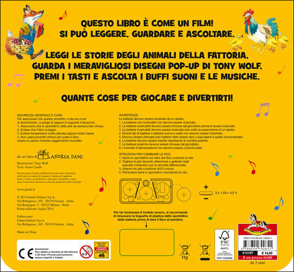 La Fattoria. Pop-up sonoro - Un libro a 3 dimensioni con tanti suoni