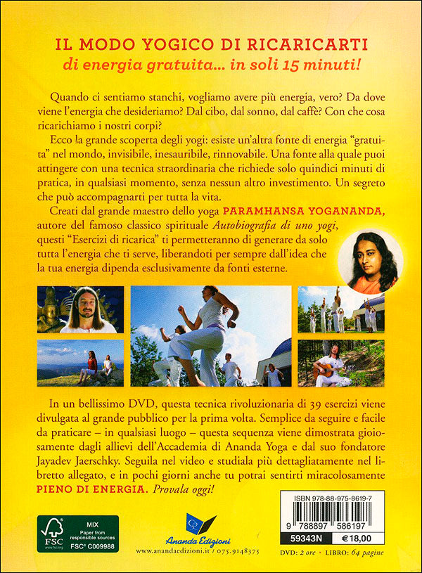 Gli esercizi di ricarica di Paramhansa Yogananda + DVD. Come trasformare corpo, mente e anima con l'energia vitale