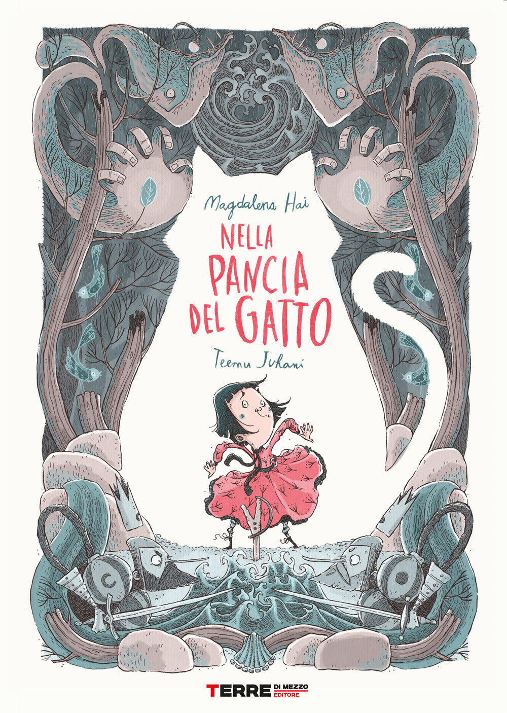 Nella pancia del gatto.