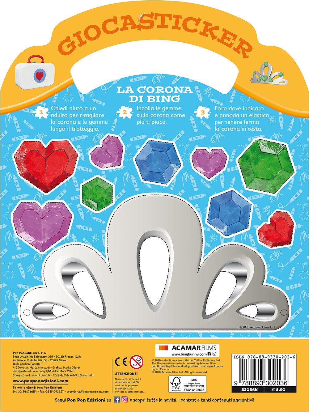 Giocasticker Bing - Giochiamo ai travestimenti!